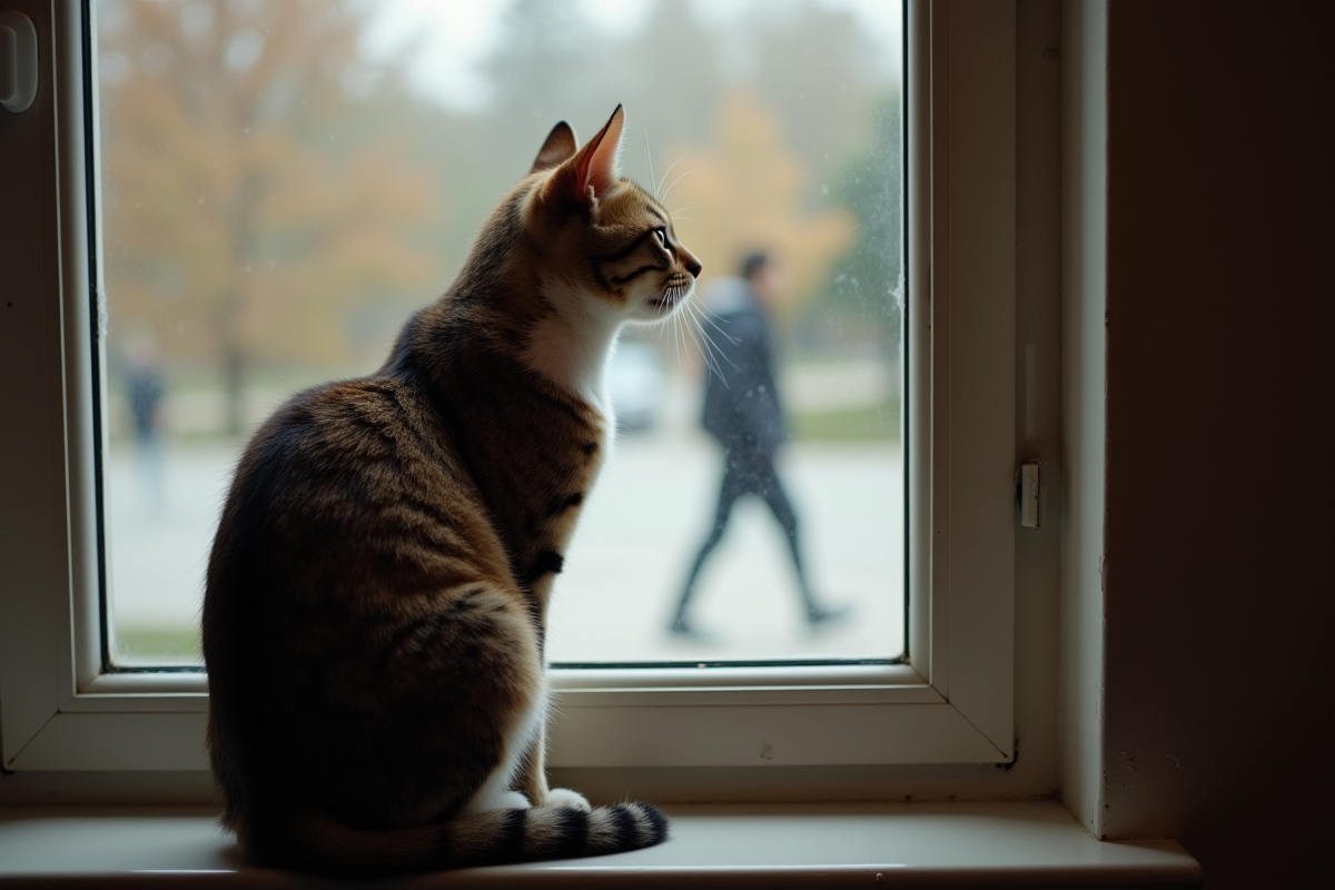 chat triste