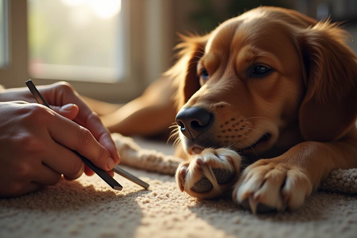 chien griffes