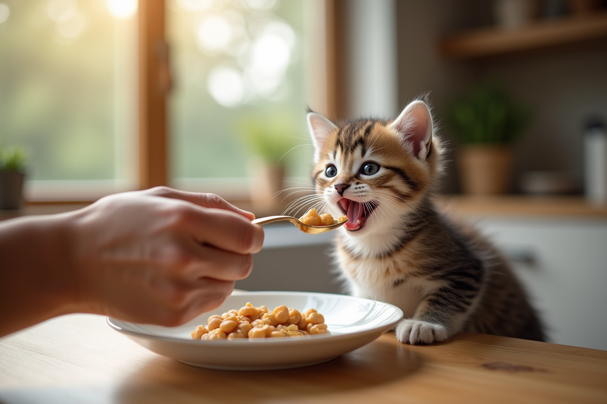 chaton alimentation