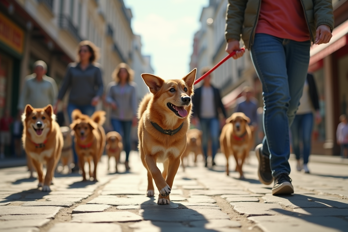 promenade chiens